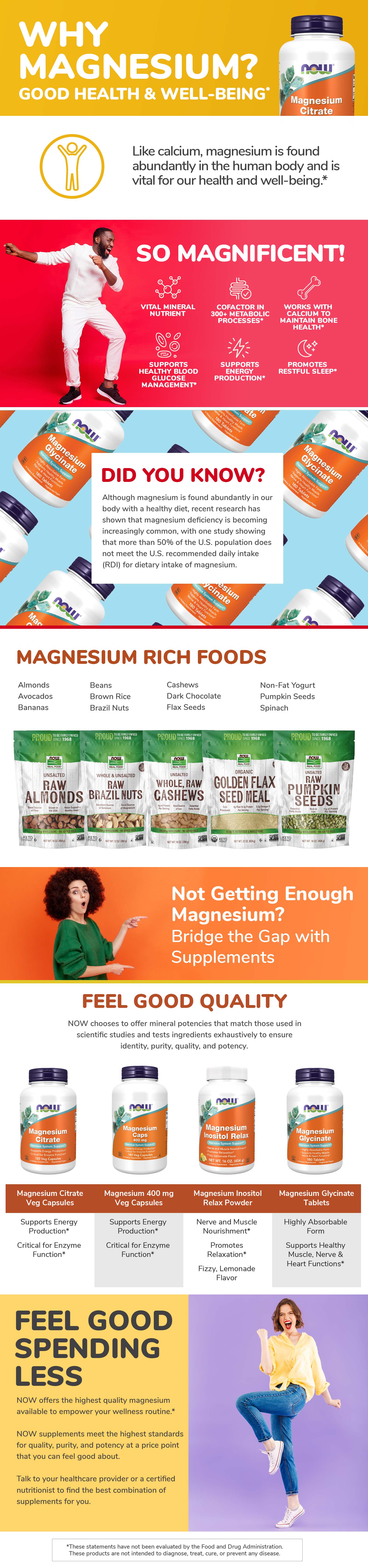 Infographic Why Take Magnesium? NOW Foods
